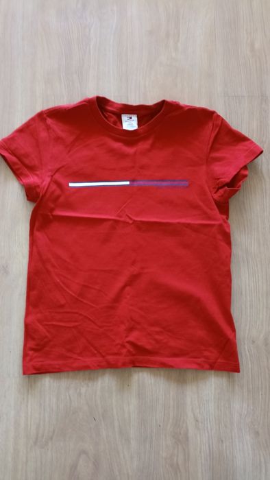 Damska bawełniana koszulka Tommy Hilfiger rozmiar S