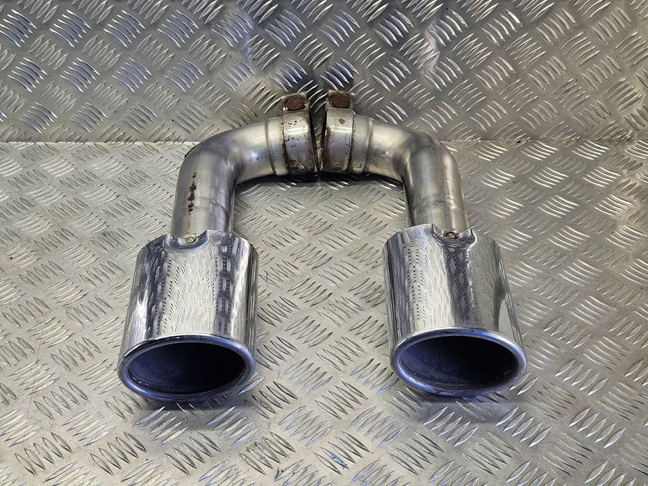 VW TOUAREG 7P 10-18R KONCOWKA KONCOWKI TLUMIKA WYDECH WYDECHU CHROM KOMPLET PRAWA 7P6253682H LEWA 7P6253681H