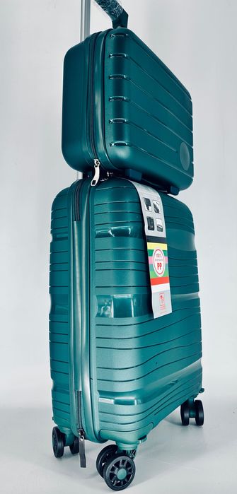 Nowy zestaw walizek podróżnych PP, walizka i kuferek mała