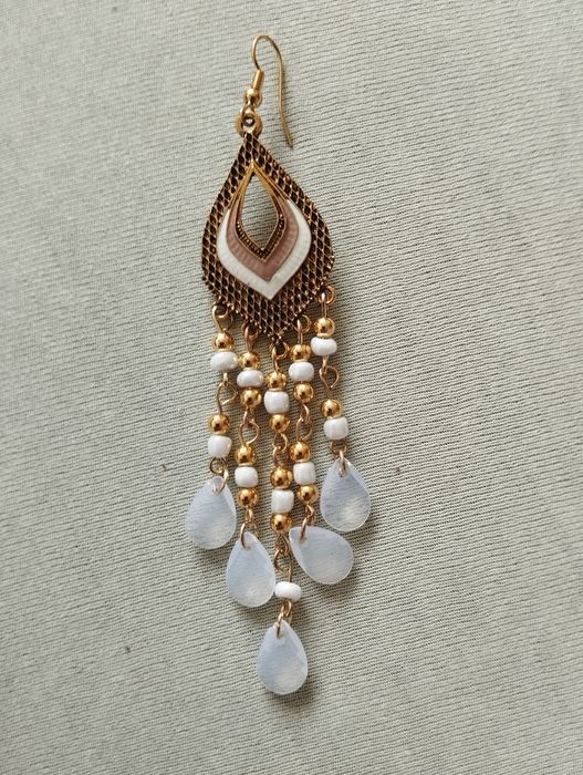 Kolczyki boho style inspirowane indiańskimi dreamcatcherami