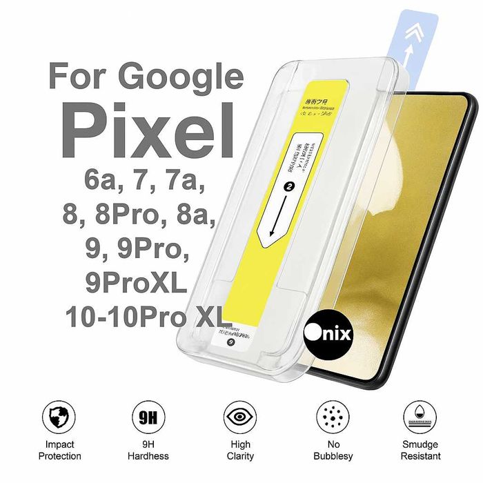 Захисне скло для Google Pixel (з лотком для точного встановлення)