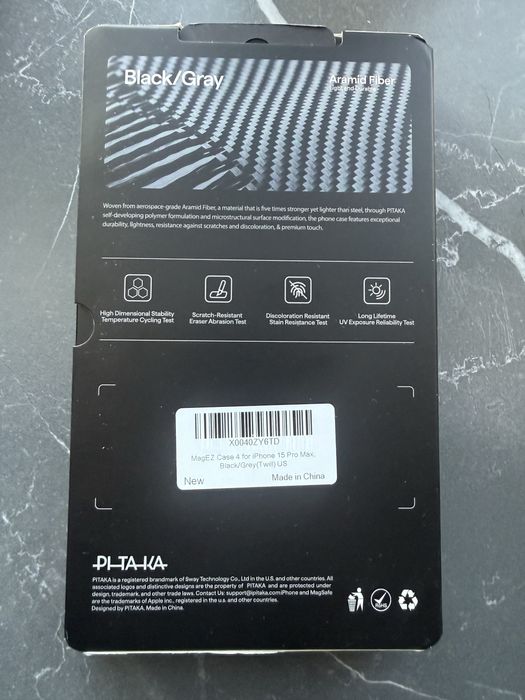 Оригінальний чохол PITAKA для iPhone 15 Pro Max