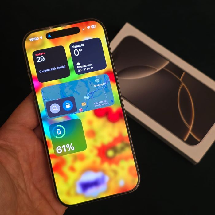 telefon iPhone 16 Pro - jak nowy - batetia 91% - ASCOM ul Klasztorna