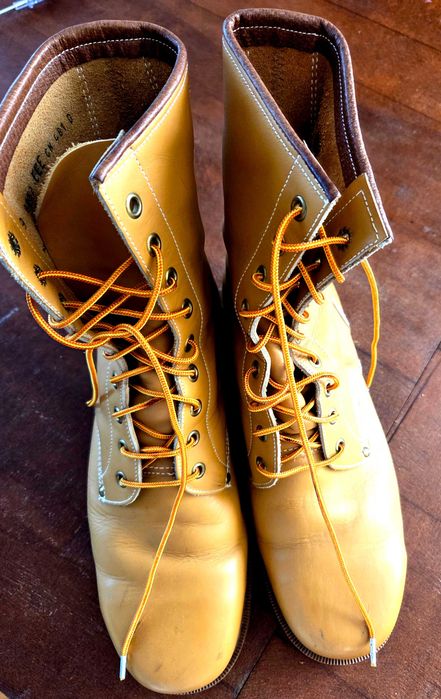 Buty wojskowe skórzane