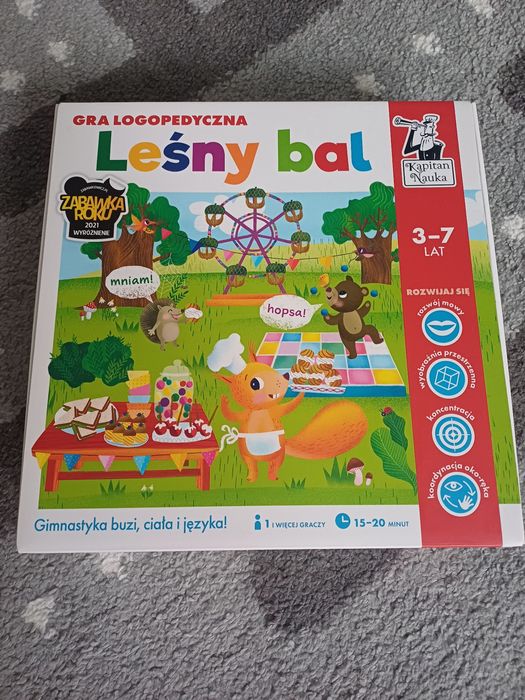Leśny bal Gra logopedyczne Kapitan nauka