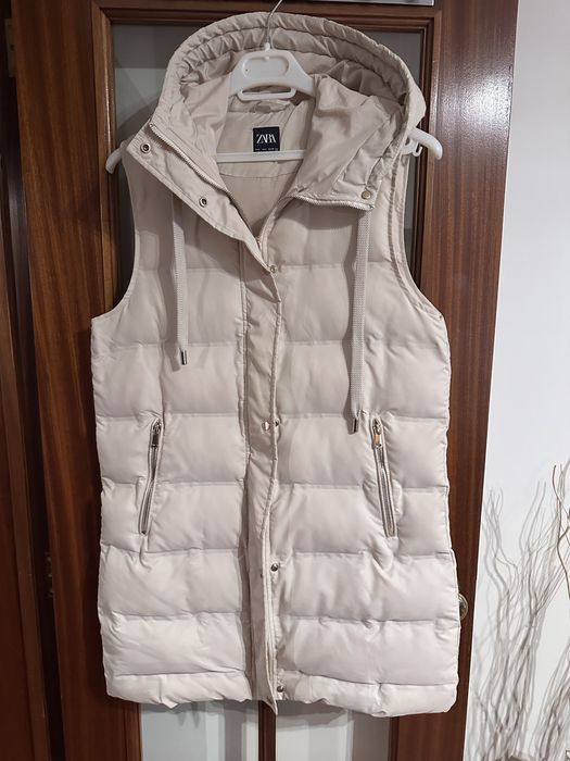 Colete de penas tamanho S