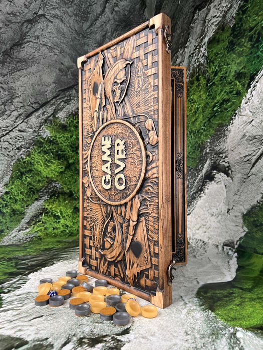 нарди нарды з дерева, game over