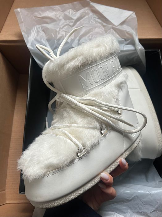 Moon boot faux fur