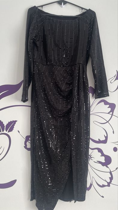 Czarna sukienka wieczorowa Oversize 36/39