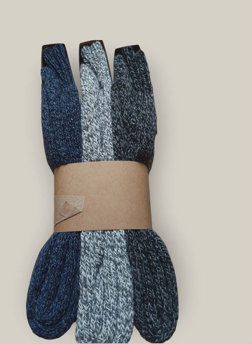 Skarpety męskie wełniane 3 pary