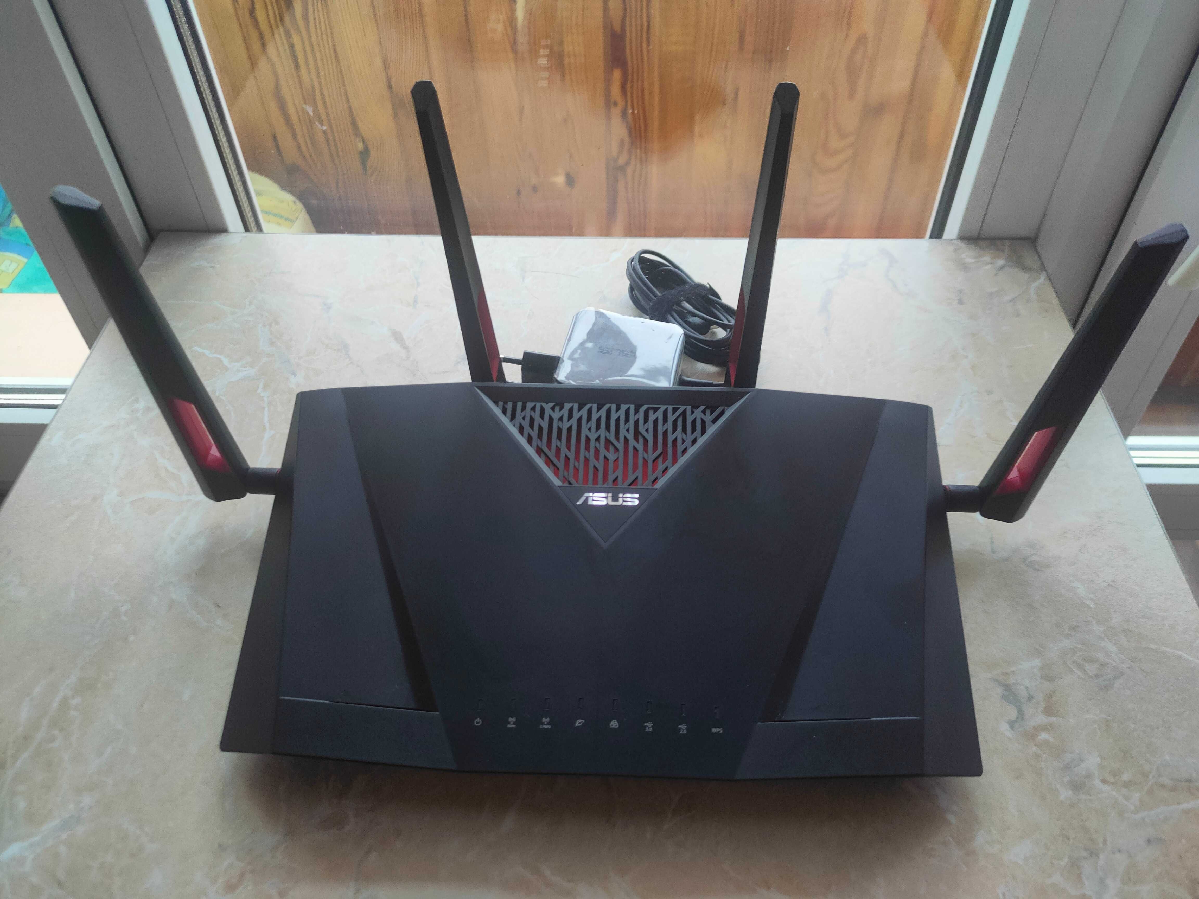 Роутер геймерський ASUS RT-AC88U | 8 портів | WiFi до 3167 Мбіт/с: 3 ...