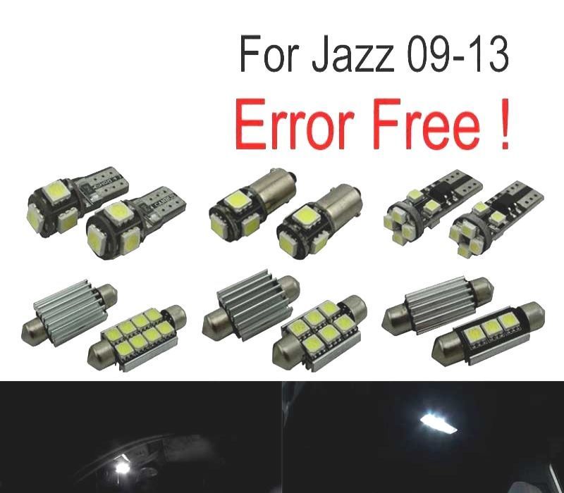 KIT COMPLETO 6 LÂMPADAS LED INTERIOR HONDA JAZZ APTO 09-13