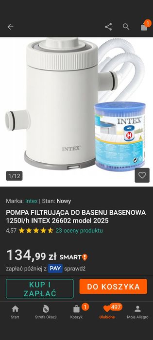 Pompa do basenu INTEX