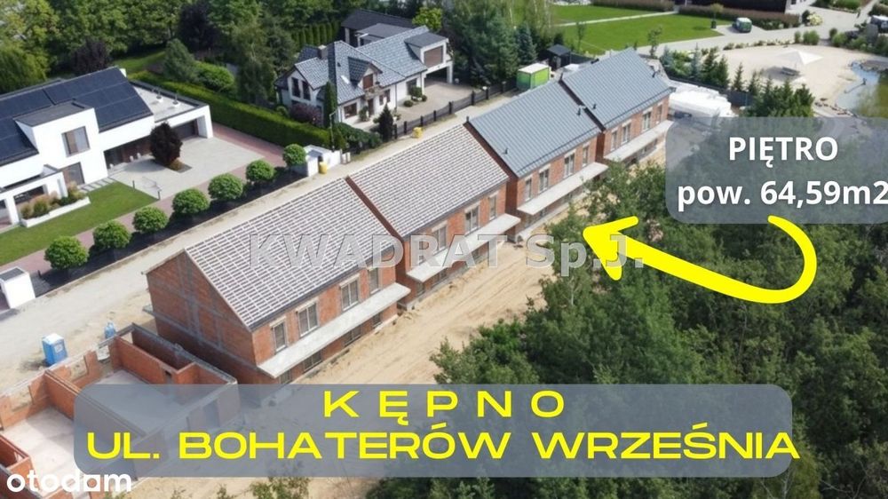 Kępno - mieszkanie o pow. 49,42m2 + ogródek
