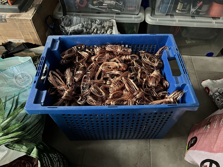 Recolhas fios/ latao / cobre