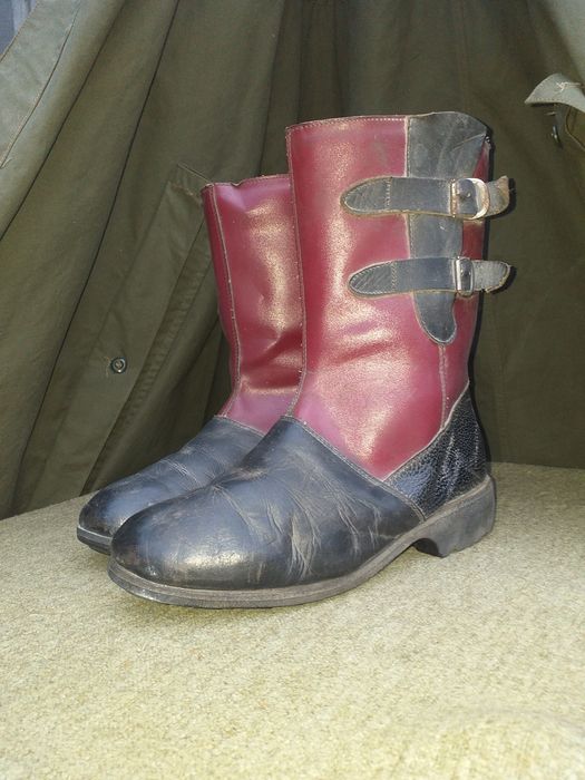Buty strażackie skutery PRL,demobil,militaria,PSP,OSP,straż pożarna
