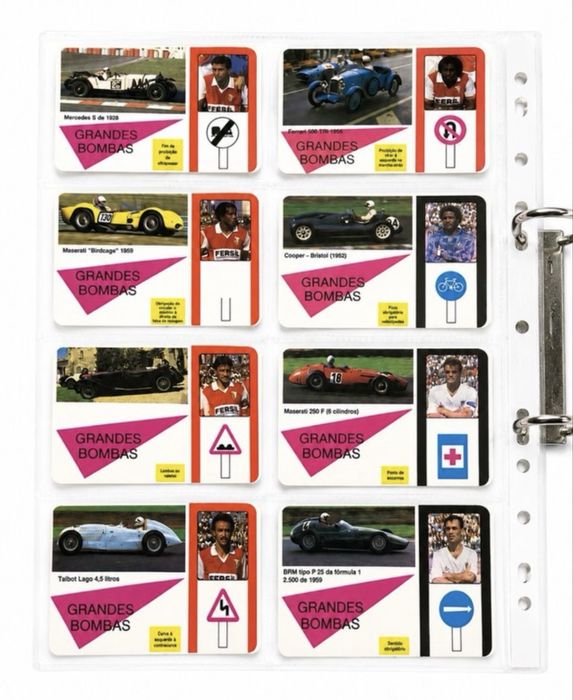 Calendários antigos de futebol/carros- coleção Grandes Bombas