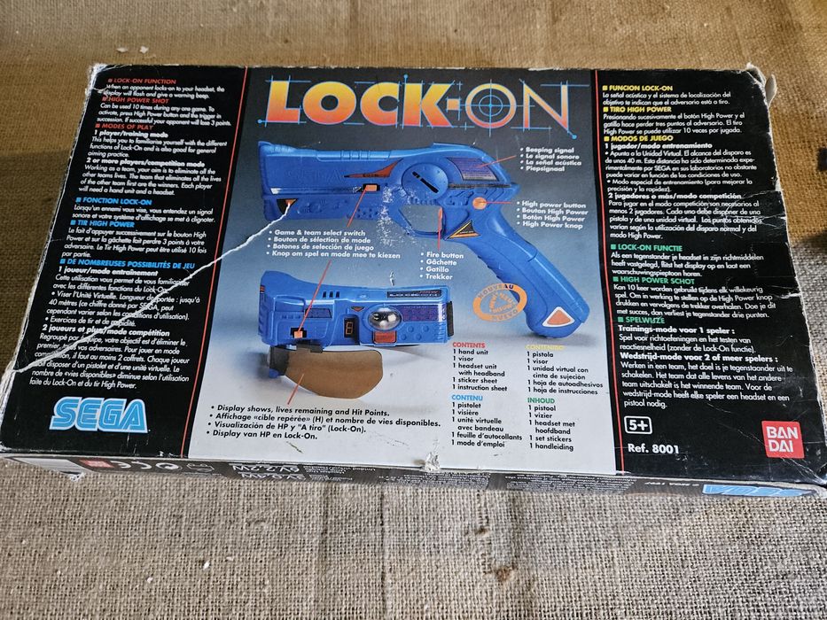 Sega lock on com caixa