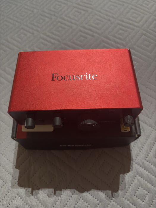 Placa de som Focusrite Scarlett Solo 4th gen