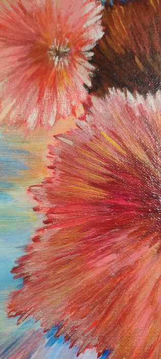 Авторская интерьерная картина акрил оригинал