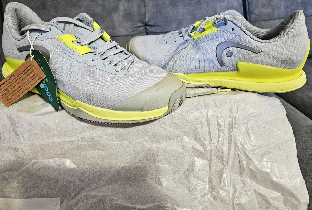 Buty do Tenisa HEAD SPRINT PRO 3.5 GREY/YELLOW MEN r.45 (270b)