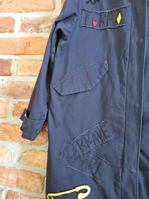 Granatowa parka Zara