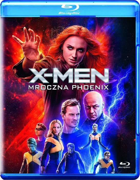 X-Men. Mroczna Phoenix, Blu-Ray. Nowy Produkt