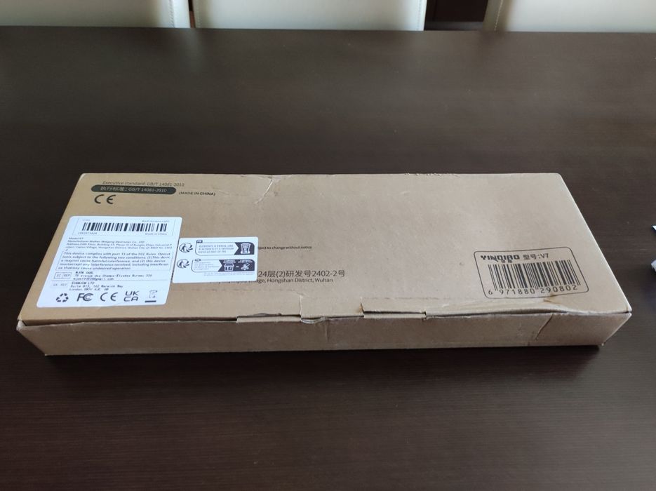 Teclado mecânico c/fio novo