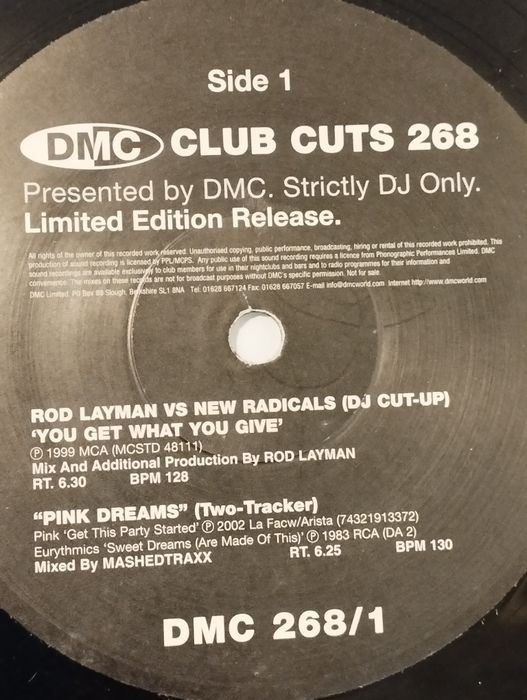 Lote de 2 LP's vinil DMC edição limitada