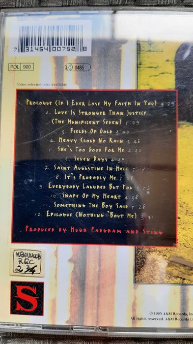 Sting Ten Summoner's Tales cd