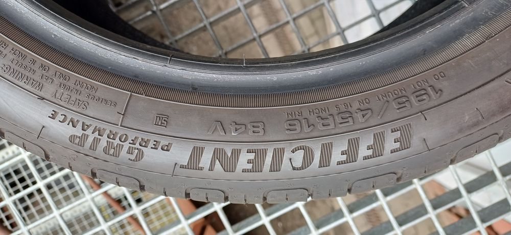 195/45R16 84V GOODYEAR , komplet opon letnich.