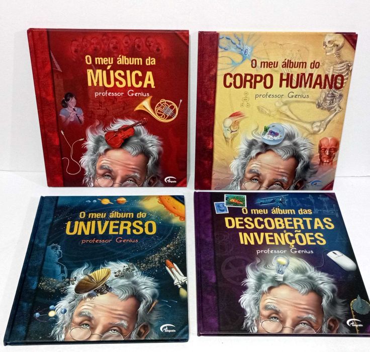 Livros da Coleção - O Meu Album - Professor Genius