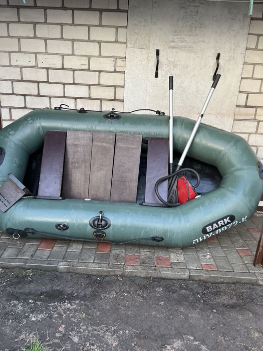 Надувний човен BARK (ПВХ) + повний комплект!