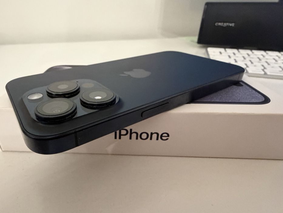 iPhone 15 Pro 128gb Titanium Blue Bateria 100%