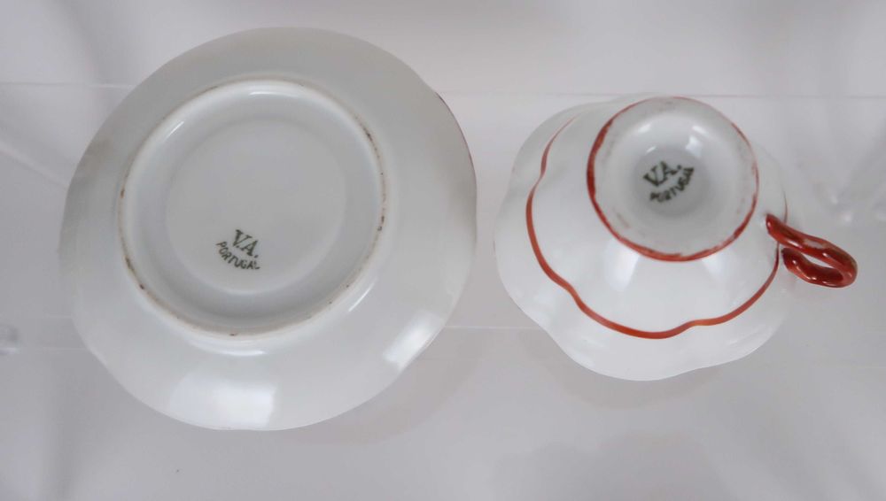 Serviço de café Vista Alegre motivo Oriental