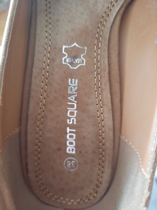 Szpilki zamsz skora CAMEL roz.39