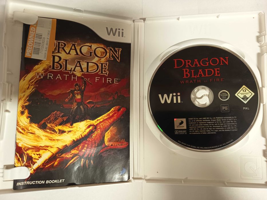 Dragon Blade: Wrath of Fire Nintendo Wii angielska komplet
