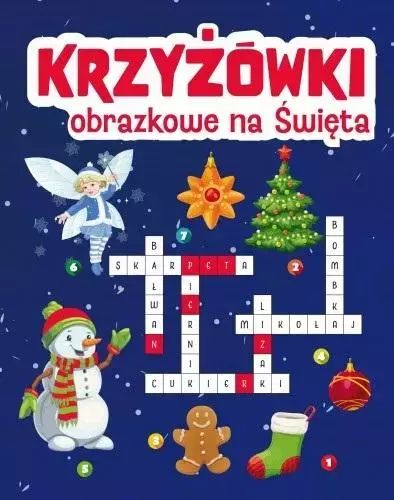Krzyżówki obrazkowe na Święta. Books. Nowy Produkt