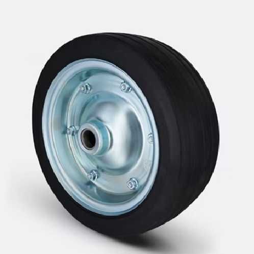 Колеса на чорній гумі сталевий диск торгової марки EMES (SBR 250)