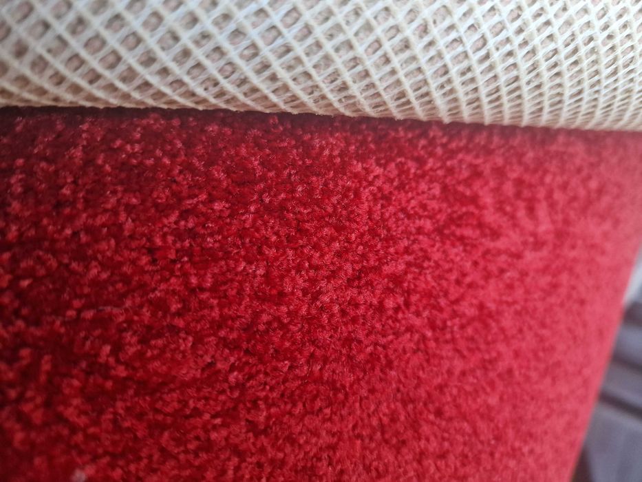 Wykładzina Shaggy Dywan   czerwony nowy okazja 4m