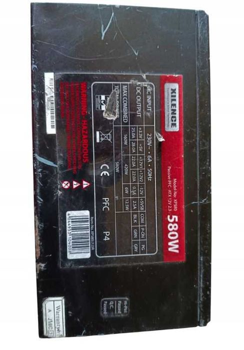 Zasilacz komputerowy ATX Xilence XP580 580W