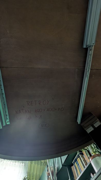 Stół dębowy venge (rozkładany)