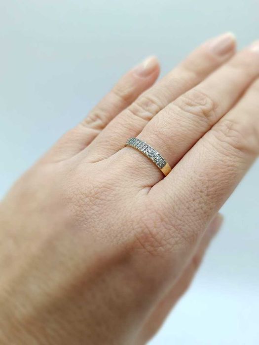 Złoty Pierścionek 9K 1,21 g