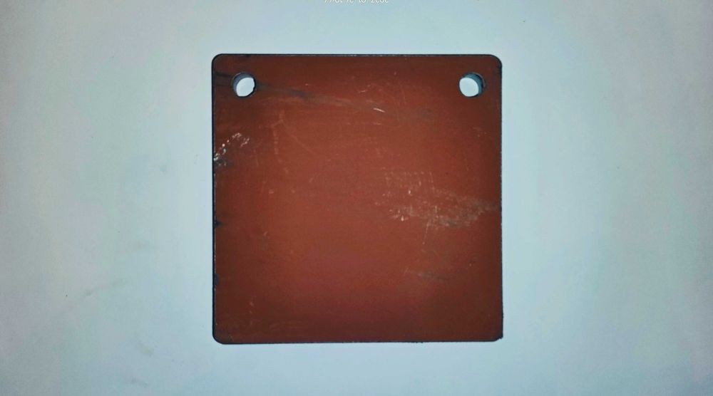 Gong popper cel strzelecki HARDOX 600 12mm kwadrat 150x150mm 15x15cm