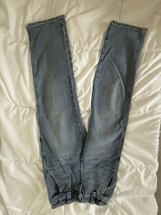 Jeansowe Spodnie Joggery z Kieszeniami – Licytacja!