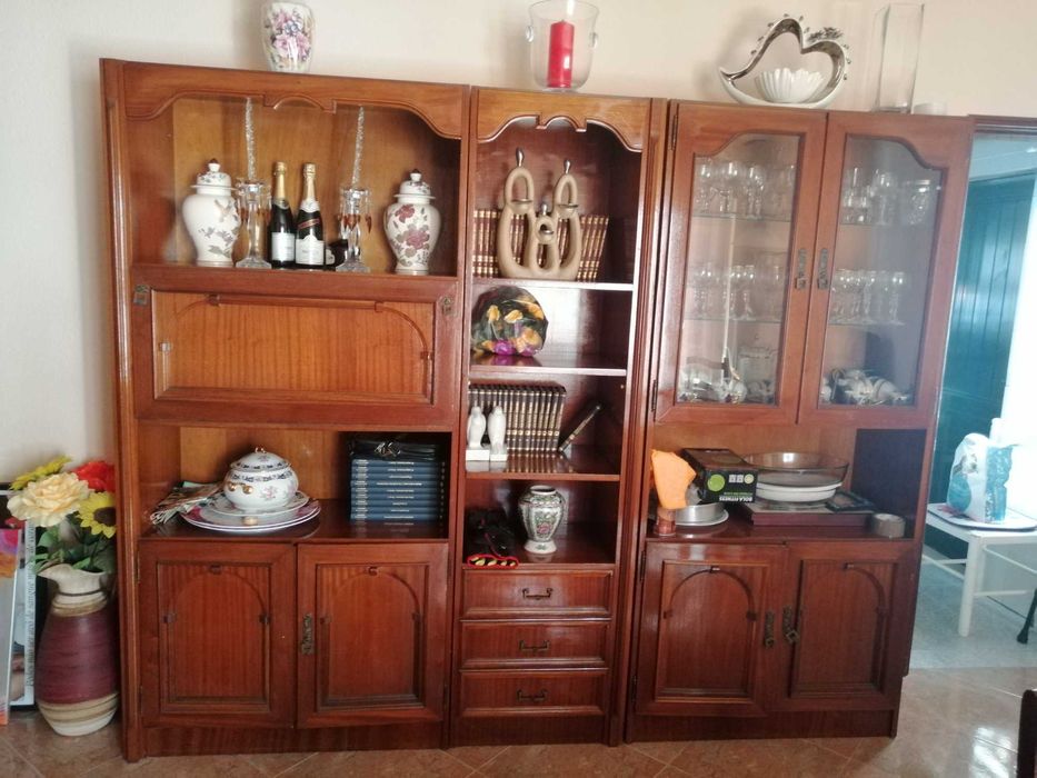 Conjunto de sala de jantar/estar completa