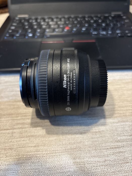 Objectiva AF-S NIKON DX 35mm 1:1.8G
