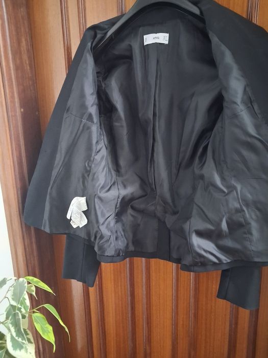 Blazer preto mango