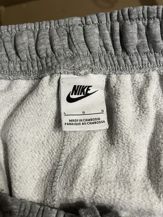 Spodnie dresowe nike club flecce bojówki