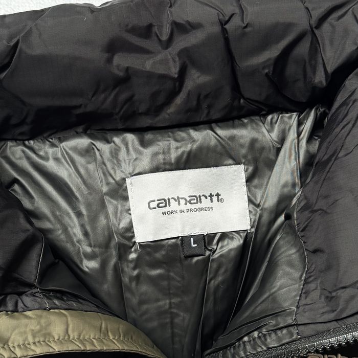 Пуховик Carhartt Куртка Кархарт Хакі Олива Оверсайз Дутий